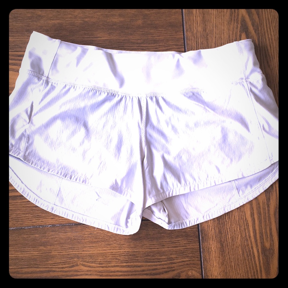 Lululemon Speed Up Short 2.5” White